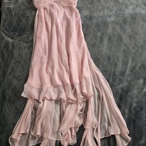 Max Azria Collection Pink Dress Silk, Size 6
